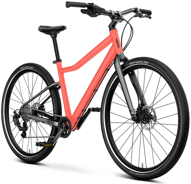Woom Explore 6 26" Neon Coral 9,5kg, 10-14 år, 140-165cm 