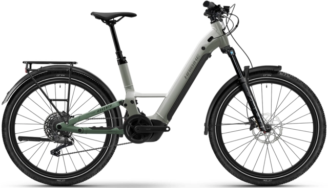 Haibike Adventr 4 mono L 27,5",Grey/Bamboo Green, BCXP, 600Wh 