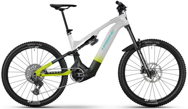 Haibike Hybe CF 11 S 29"/27.5", White/Blk/Green, BCXS, 800Wh 