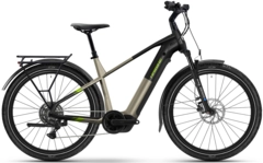 Haibike Trekking 4 herre M 27,5", Sand/Lime, BCXK, 600Wh