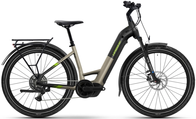 Haibike Trekking 4 mono M 27,5", Sand/Lime, BCXK, 600Wh 