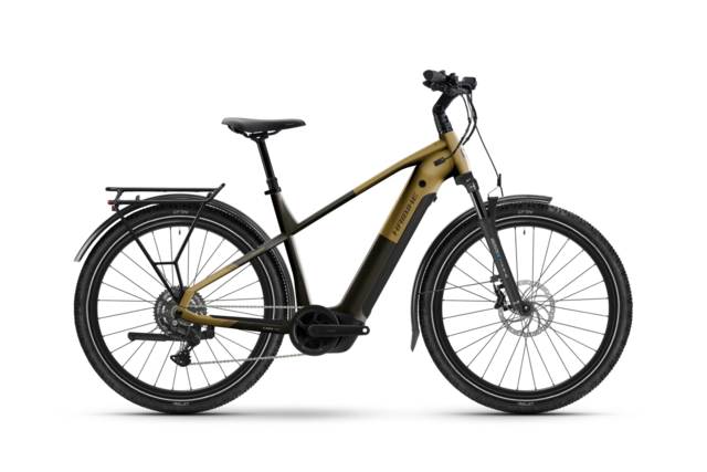 Haibike Trekking 7.5 herre L 27.5'', Black/Gold, BCXP, 800Wh 