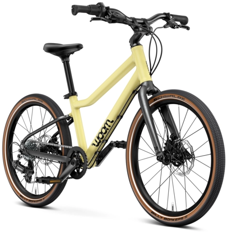 Woom Explore 4 20" Mellow Yellow, LTD 8kg, 6-8 år, 115-130cm