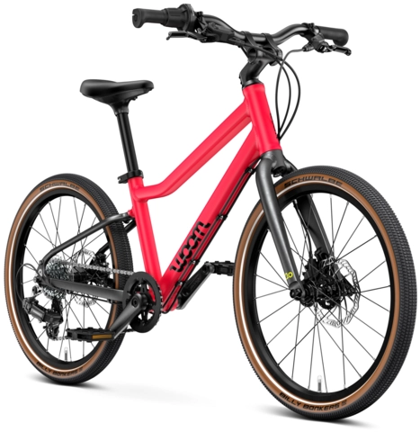 Woom Explore 4 20" Neon Pink, LTD EDT 8kg, 6-8 år, 115-130cm