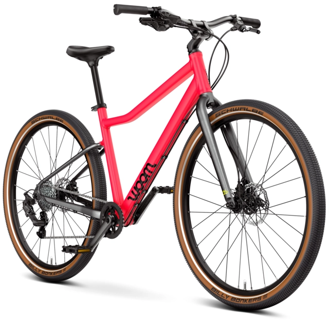 Woom Explore 6 26" Neon Pink, LTD EDT 9,3kg, 10-14 år, 140-165cm 