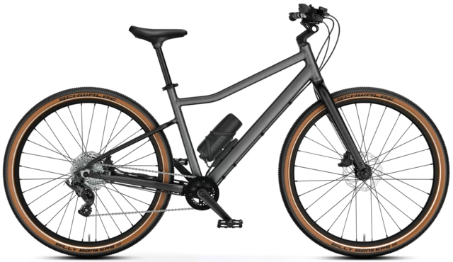Woom Explore E 6 26" Graphite Grey 13,6kg, 10-14 år, 140-165cm 