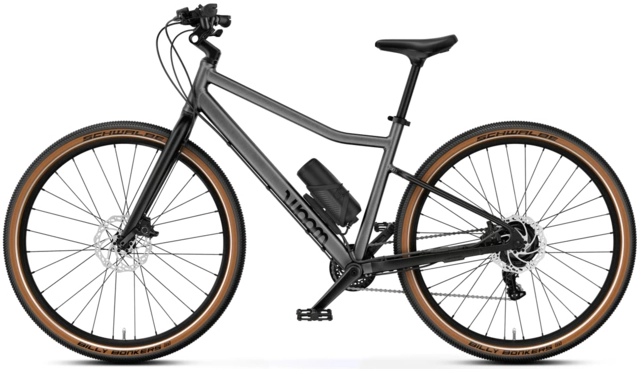 Woom Explore E 6 26" Graphite Grey 13,6kg, 10-14 år, 140-165cm 