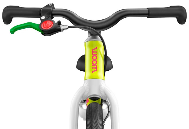 Woom Go 1 12" Neon Lime, LTD EDT 3,2kg, 1,5-3,5 år, 82-100cm 