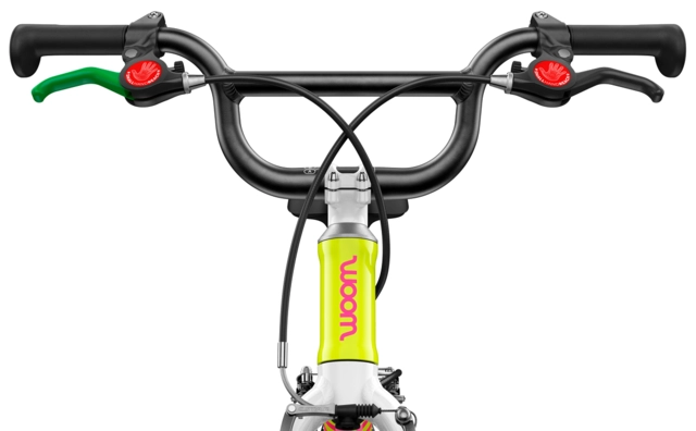 Woom Go 1 Plus 12" Neon Lime, LTD EDT 4,45kg, 3-4,5 år, 95-110cm 