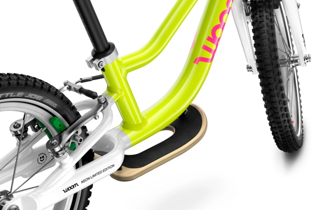 Woom Go 1 Plus 12" Neon Lime, LTD EDT 4,45kg, 3-4,5 år, 95-110cm 