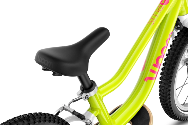Woom Go 1 Plus 12" Neon Lime, LTD EDT 4,45kg, 3-4,5 år, 95-110cm 