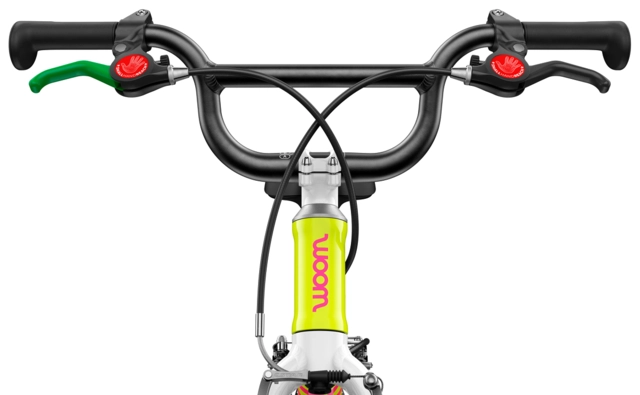 Woom Go 2 14" Neon Lime, LTD EDT 5,3kg, 3-4,5 år, 95-110cm 