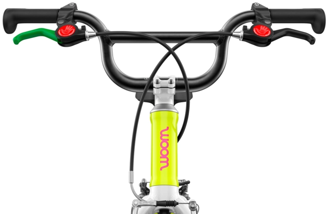Woom Go 3 16" Neon Lime, LTD EDT 5,7kg, 4-6 år, 105-120cm 