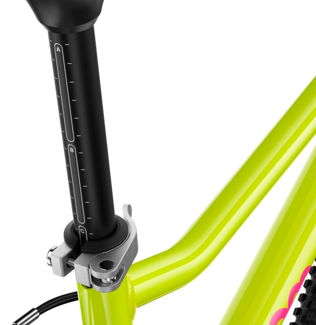 Woom Go 3 16" Neon Lime, LTD EDT 5,7kg, 4-6 år, 105-120cm 
