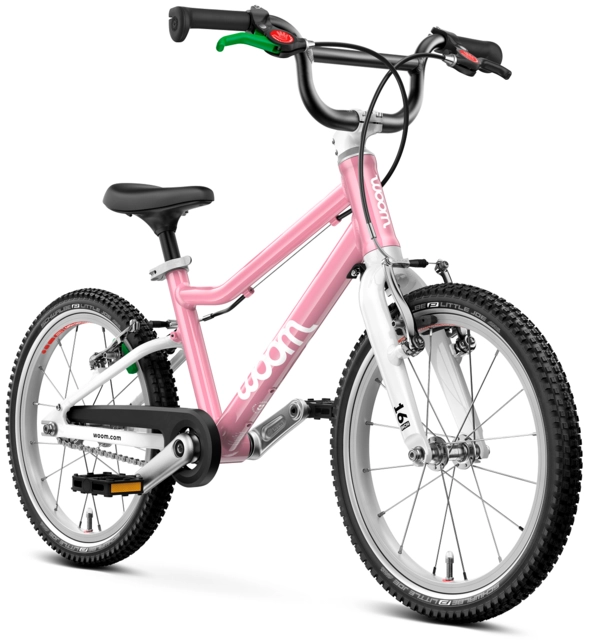 Woom Go 3 16" Powder Pink 5,7kg, 4-6 år, 105-120cm 