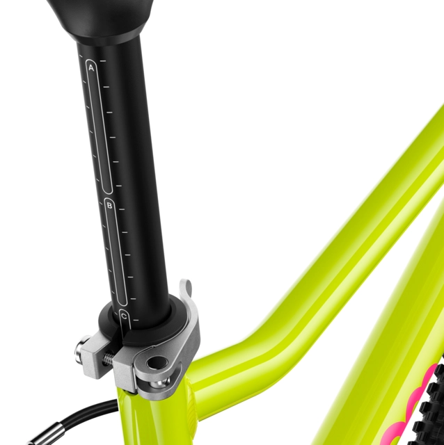 Woom Go 3 Automagic 16" Neon Lime, LTD 6,1kg, 4-6 år, 105-120cm 