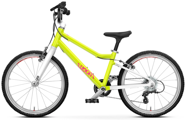 Woom Go 4 20" Neon Lime, LTD EDT 7,8kg, 6-8 år, 115-130cm 