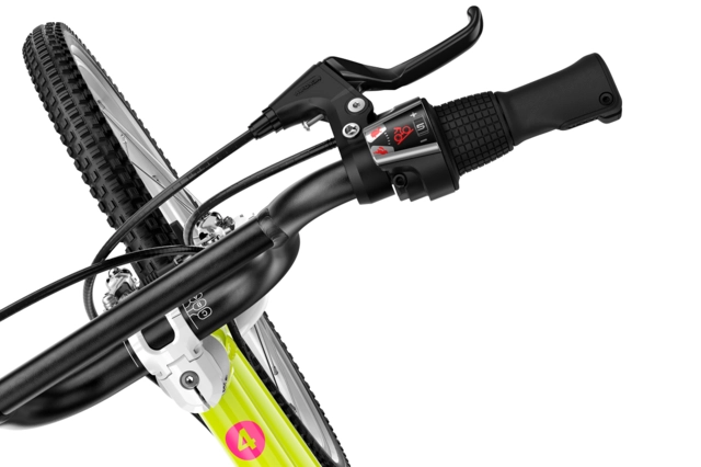 Woom Go 4 20" Neon Lime, LTD EDT 7,8kg, 6-8 år, 115-130cm 