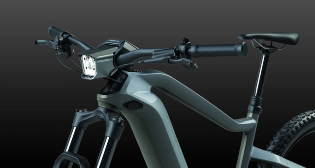 Lykt foran Haibike Skybeamer 5000 Flyon Exclusively for Flyon 