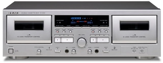 TEAC W-1200 Double Cassettedeck Silver