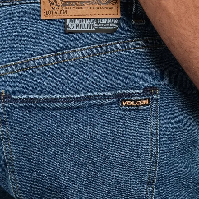 Volcom Modown Denim Washed Blue - 31 