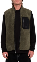 Volcom Muzzer Fuzzar Vest Wintermoss - XS