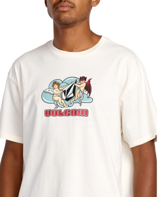 Volcom Cherubs SS Tee Off White - M 