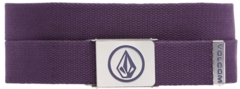 Volcom Circle Web Belt Dark Purple