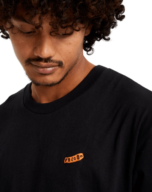 Volcom Pistol Stone Loose SS Tee Black - S 