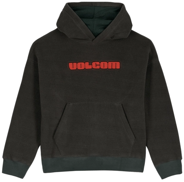 Volcom Tookool Pullover Rinsed Black - L/12år 