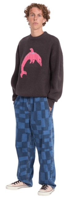 Volcom FA Ozzy Sweater Dolphin Raisin - L 