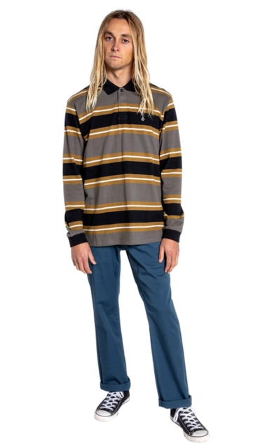 Volcom Hasley Polo LS Black - S 