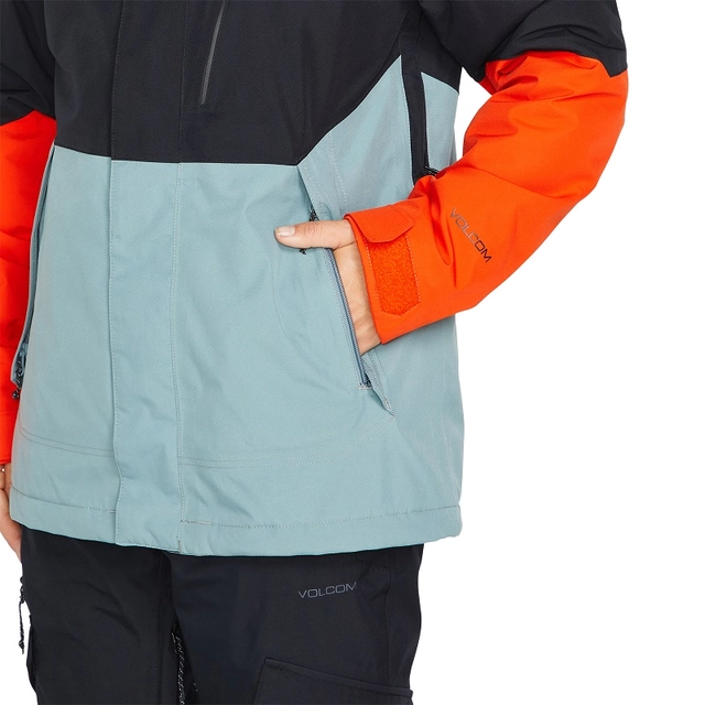 Volcom Aris Ins Gore Jacket Green Ash - M 