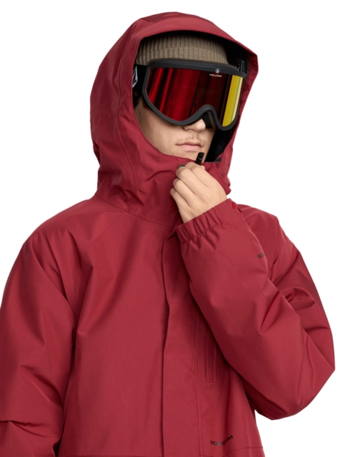 Volcom Dua Gore-Tex Jacket Burnt Red - S 