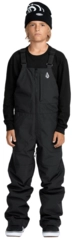 Volcom Barkley Ins Bib Overall Black - L/12år