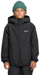 Volcom Chaos FullZip Jacket Black - L/12år