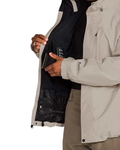 Volcom Dua Ins Gore-Tex Jacket Khaki - L 