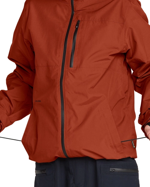Volcom L Gore-Tex Jacket Burnt Orange - L 