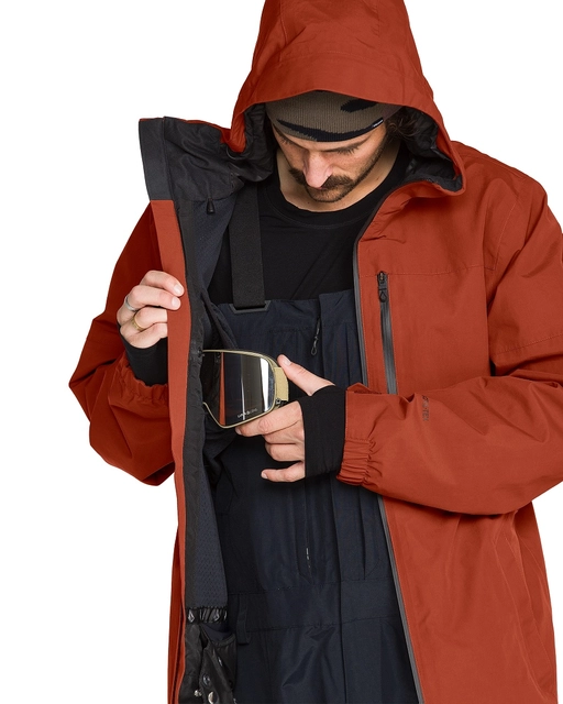 Volcom L Gore-Tex Jacket Burnt Orange - L 