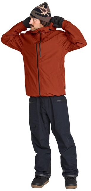 Volcom L Gore-Tex Jacket Burnt Orange - L 