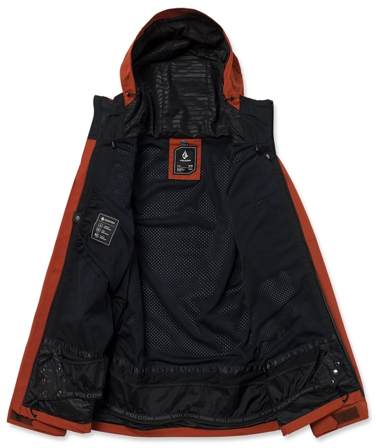 Volcom L Gore-Tex Jacket Burnt Orange - L 