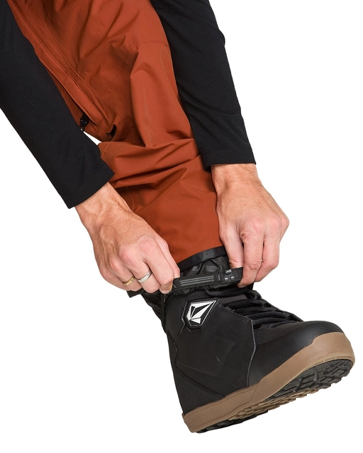 Volcom L Gore-Tex Pant Burnt Orange - L 