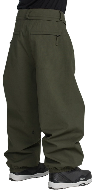 Volcom Lapper Pant Dark Green - L 