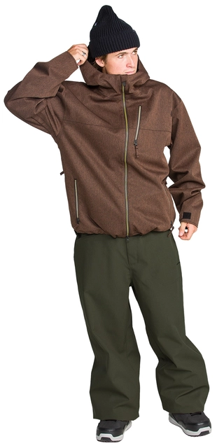 Volcom Lapper Pant Dark Green - L 