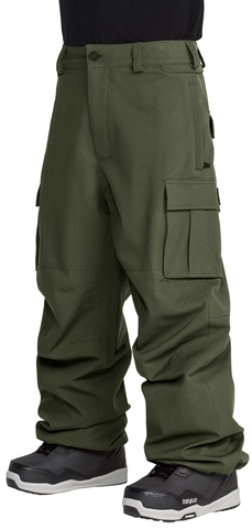 Volcom NWRK 20K Baggy Pant Dark Green