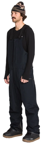 Volcom Rain Gore Bib Overall Black