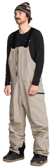 Volcom Rain Gore Bib Overall Khaki - L