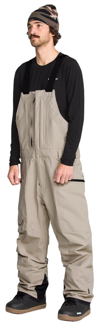 Volcom Rain Gore Bib Overall Khaki - L 