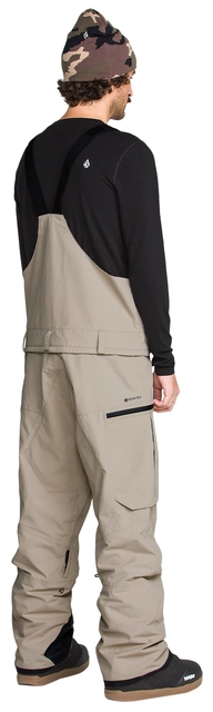 Volcom Rain Gore Bib Overall Khaki - L 