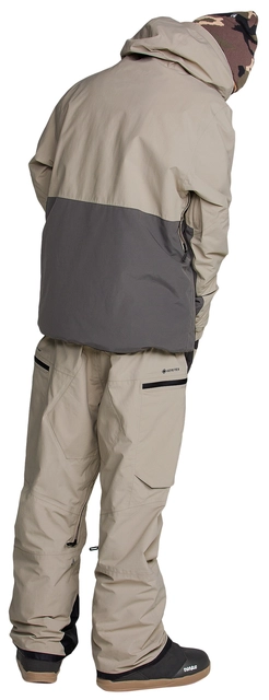 Volcom Rain Gore Bib Overall Khaki - L 